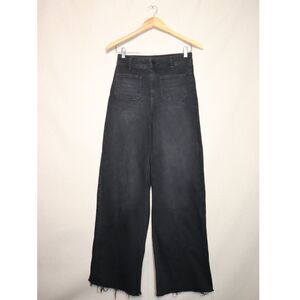 Black High Waisted Wide Leg Jeans